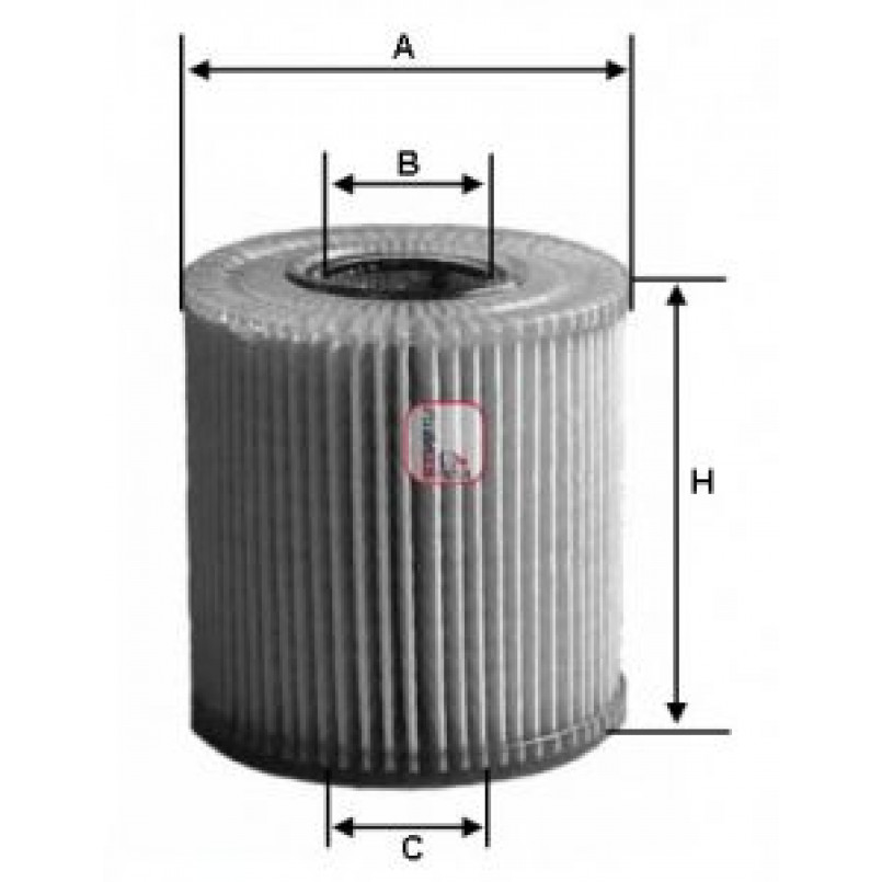 S 5071 PE SOFIMA Фільтр оливи